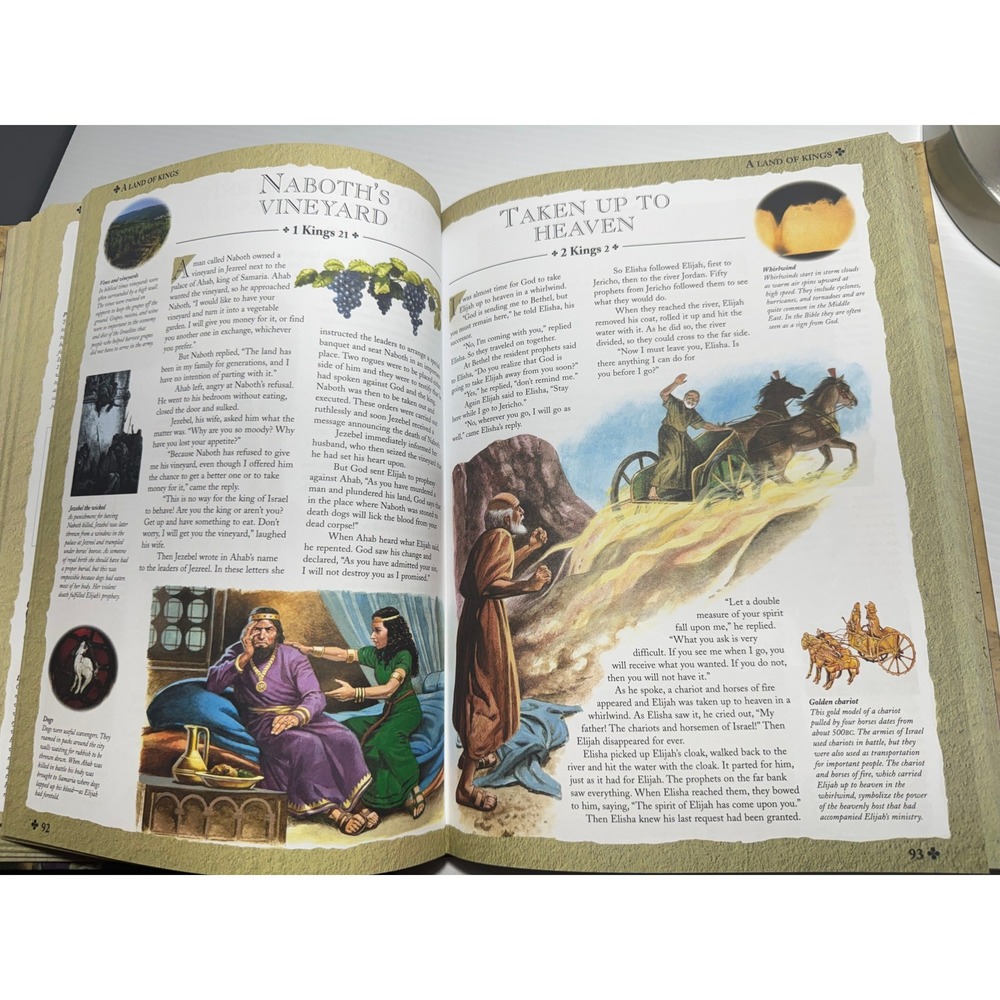 Bible Stories Over 200‎ Beautifully Illustrated Stories Martin Manser Hardcover - Picture 5 of 6